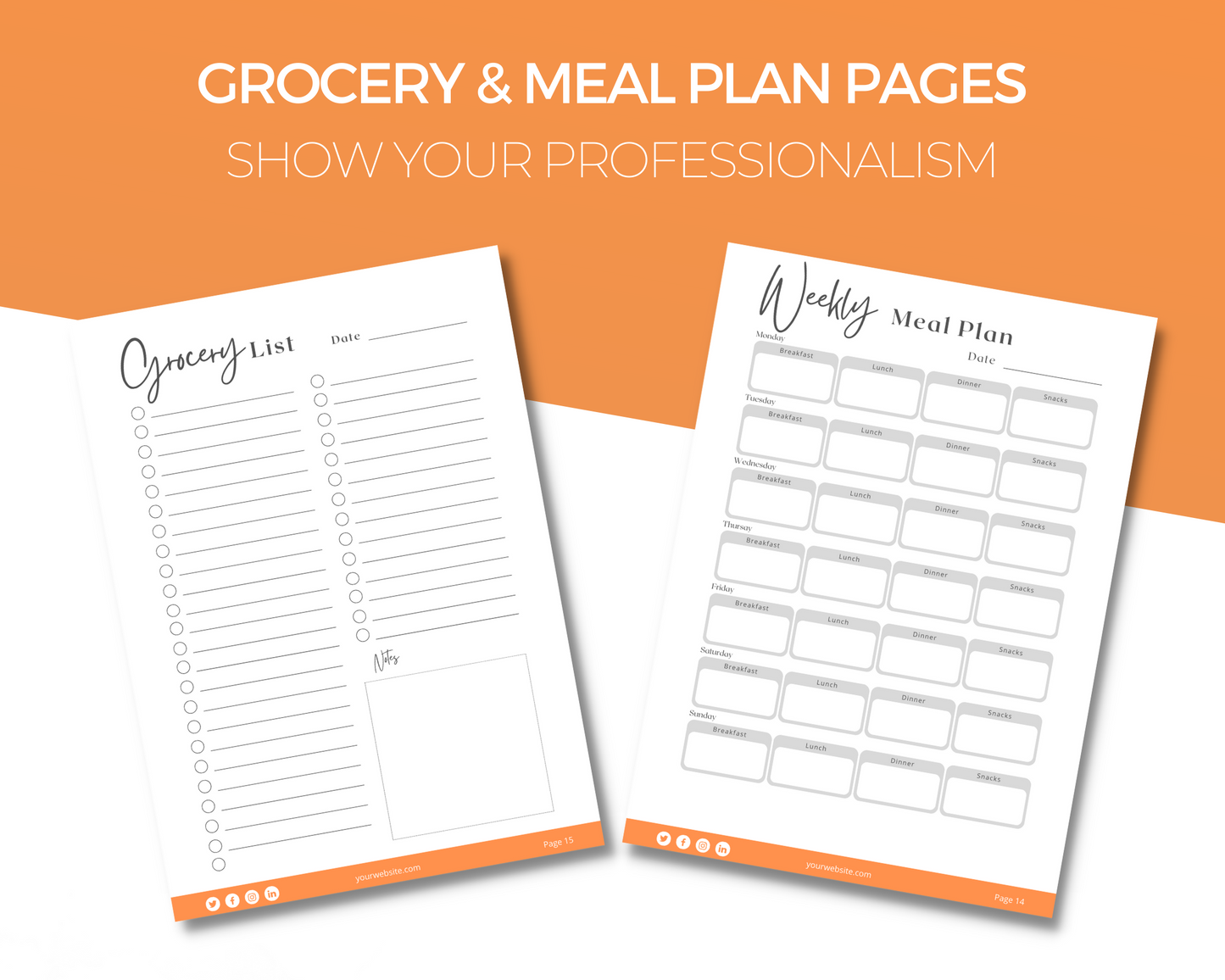 10 Healthy Recipes Ebook: Fully Editable Template ($5 Taster Template)