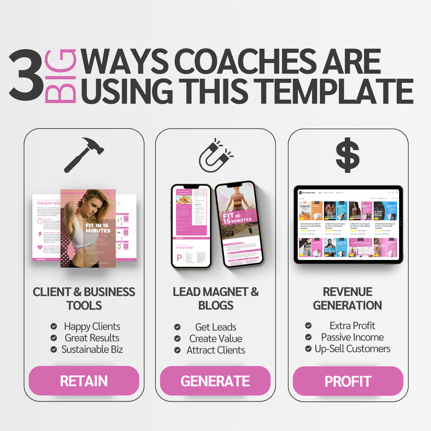 4-Week Weight Loss Program For Women: Fully Editable Template