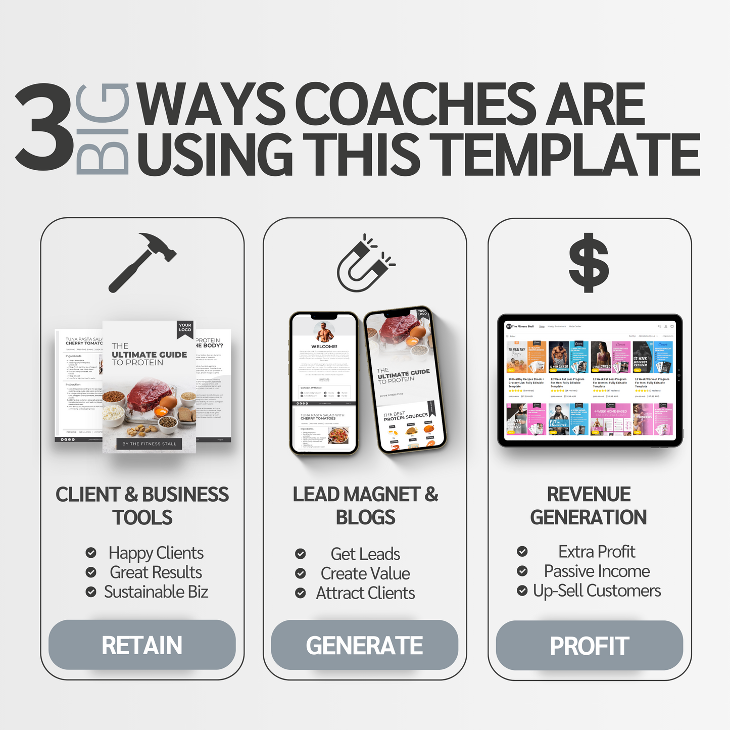 The Ultimate Guide to Protein: Fully Editable Template