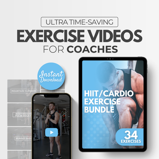 HIIT/Cardio Exercise Bundle with 34 Videos